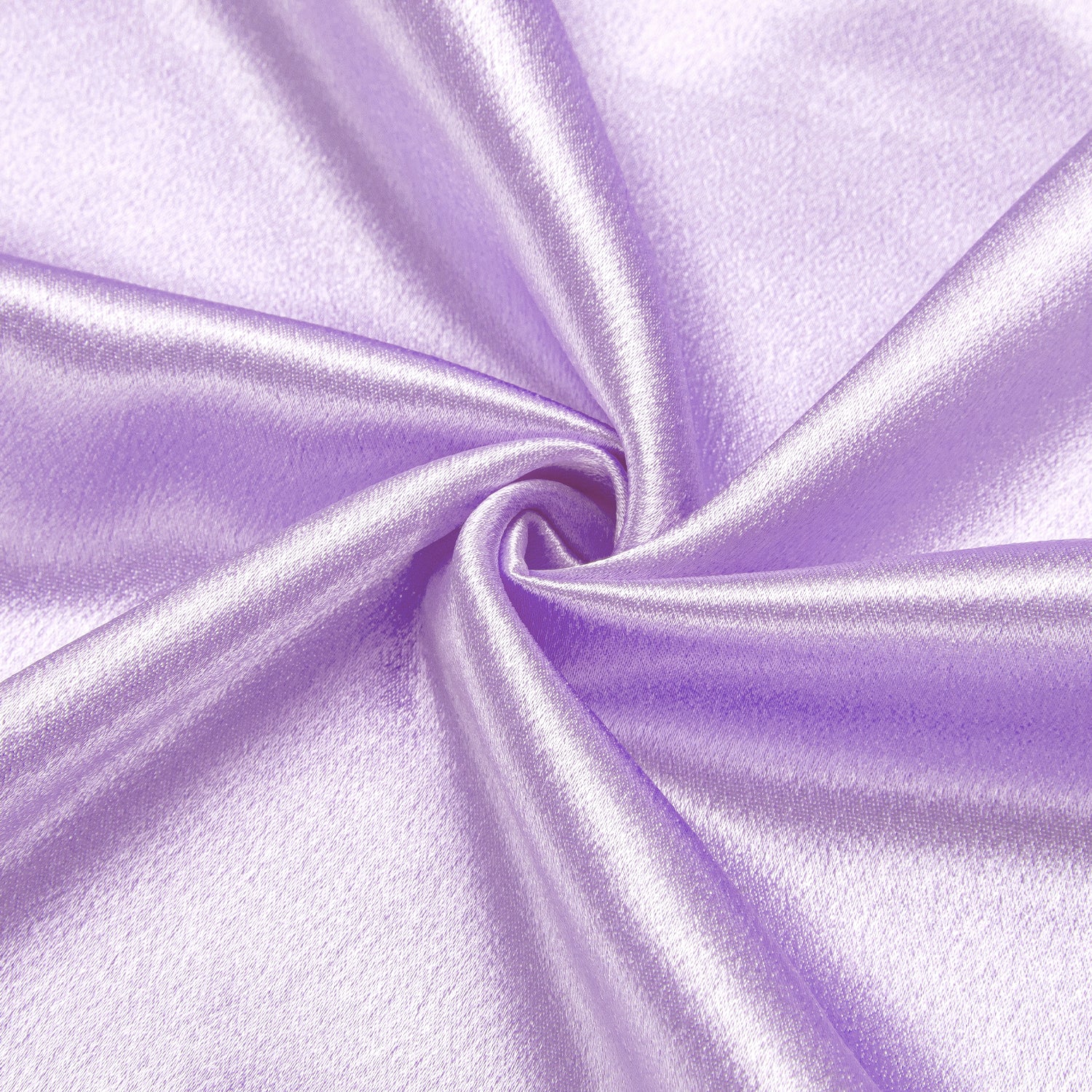 Lilac Purple Solid Satin Silk Men Long Sleeve Dress Shirt