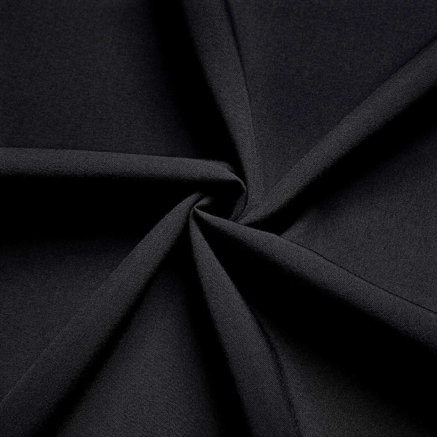 Black Solid with Purple Paisley Collar Silk Men's Short Sleeve Shirt