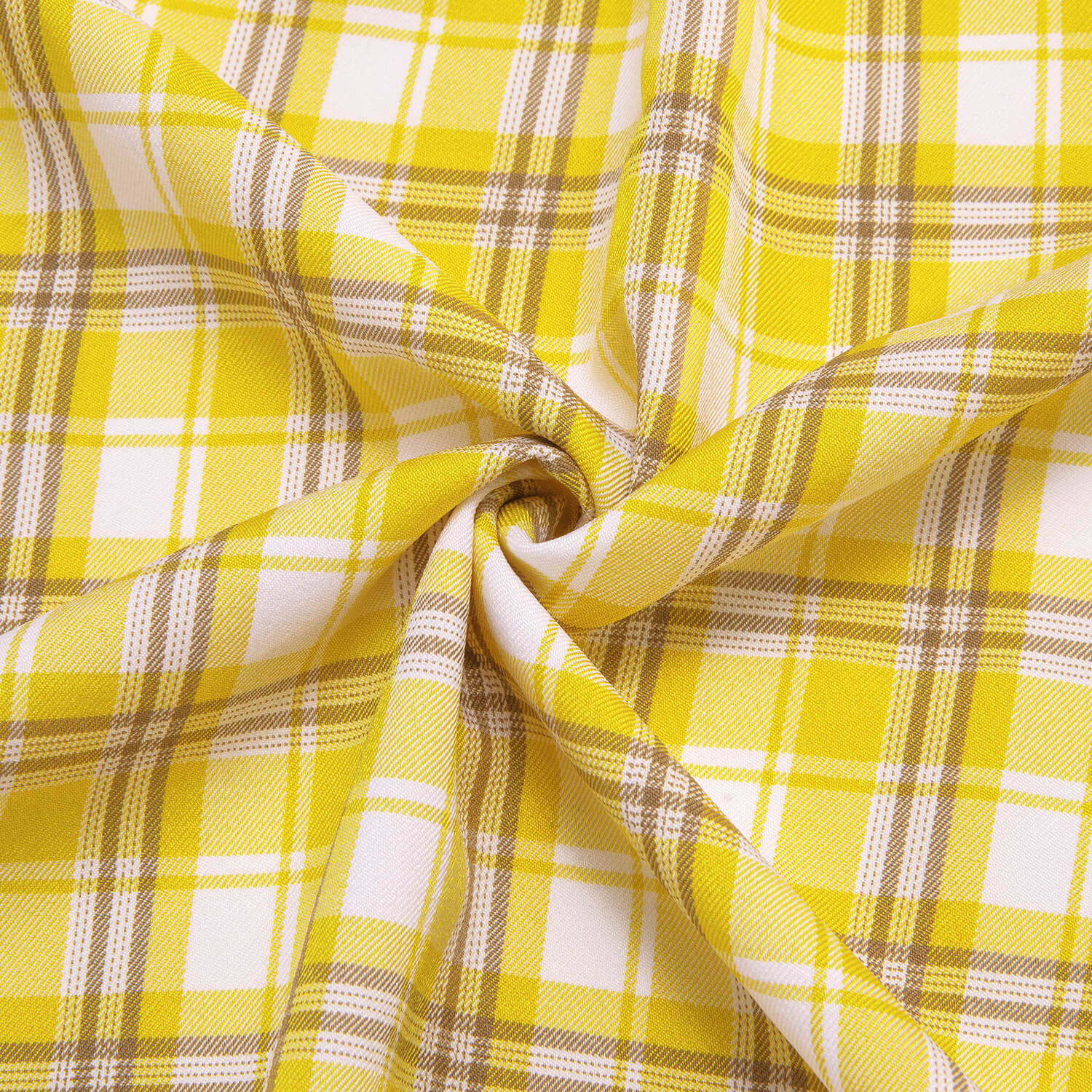 plaid yellow shirt