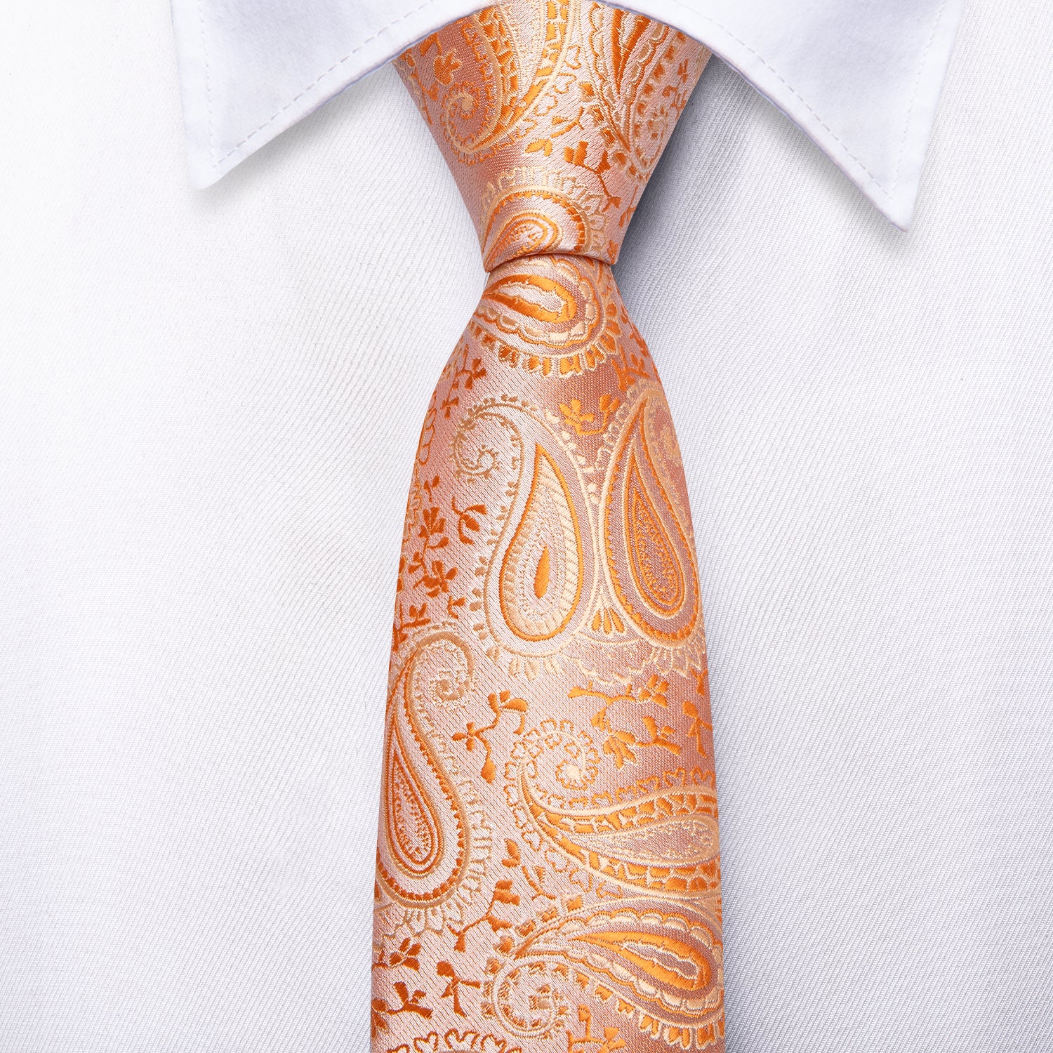 mens orange tie
