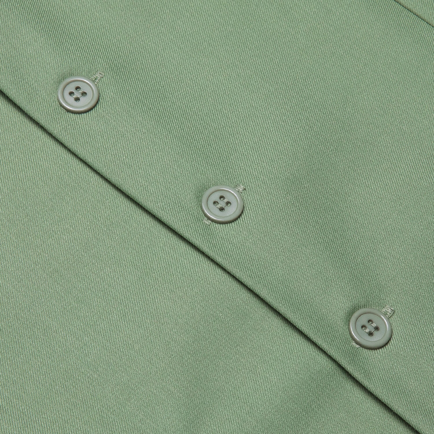 Hi-Tie Men's Work Vest Sage Green Solid Silk Vest Business Dress Suit