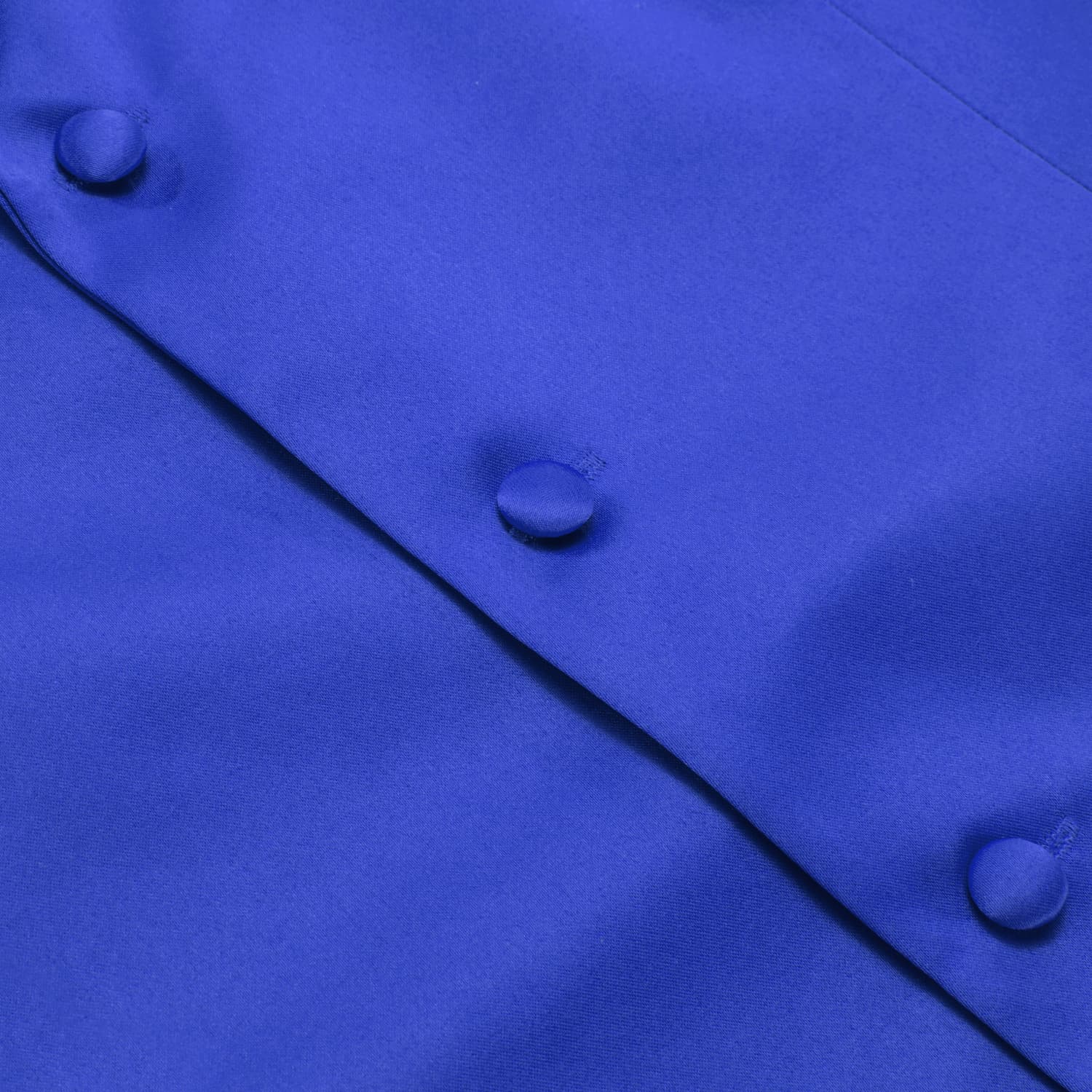 Hi-Tie Blue Waistcoat Solid Notch lapels Men's Vest