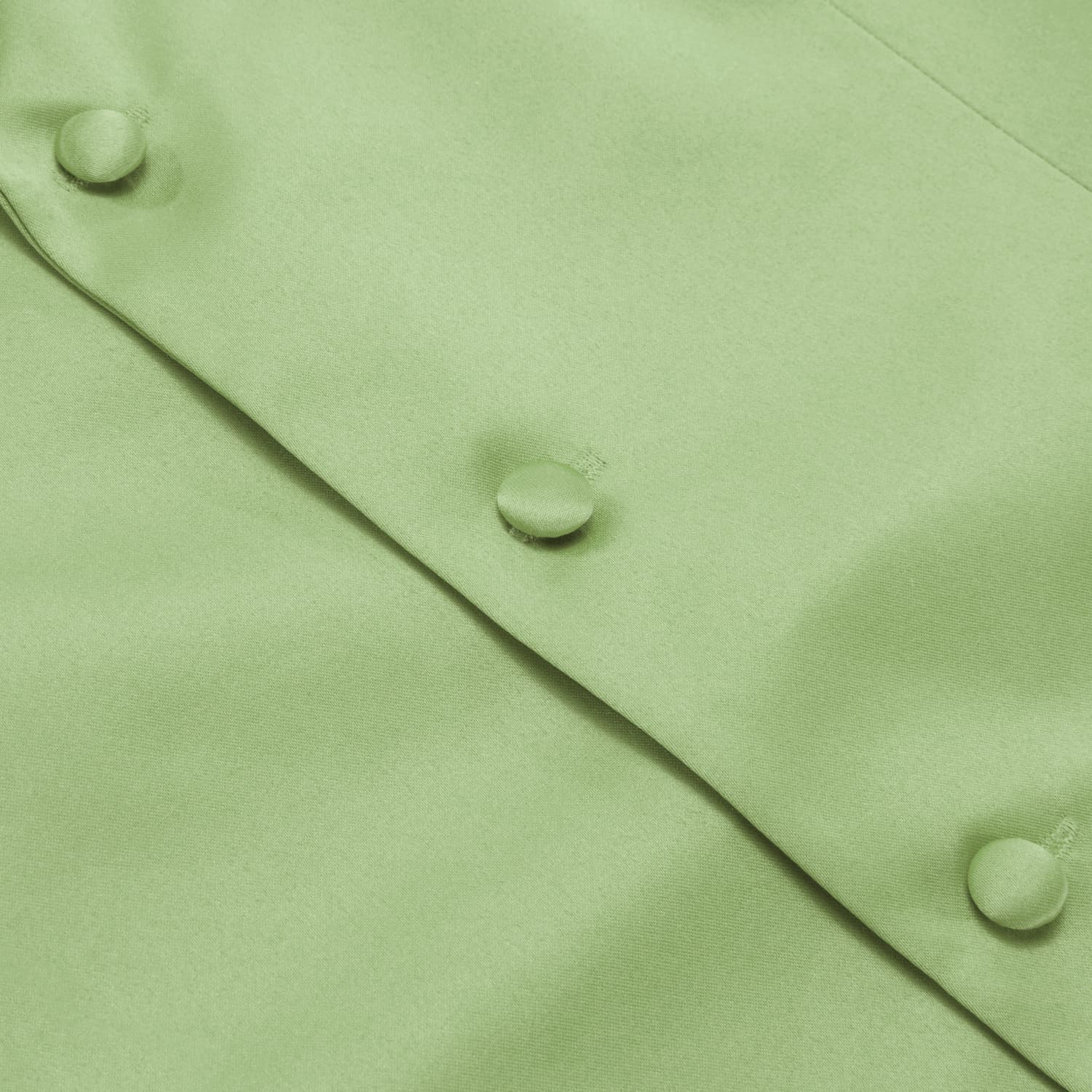 Hi-Tie DarkSeaGreen Waistcoat Solid Notch lapels Men's Vest