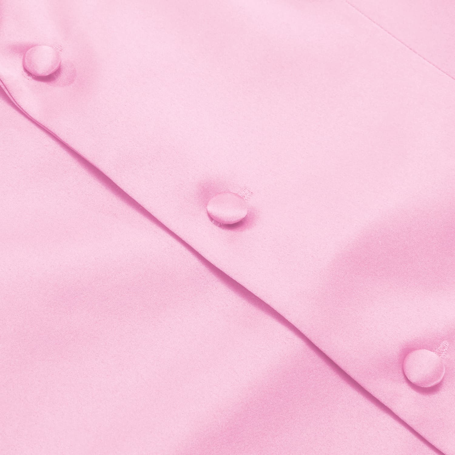 Hi-Tie Baby Pink Waistcoat Solid Notch lapels Men's Vest