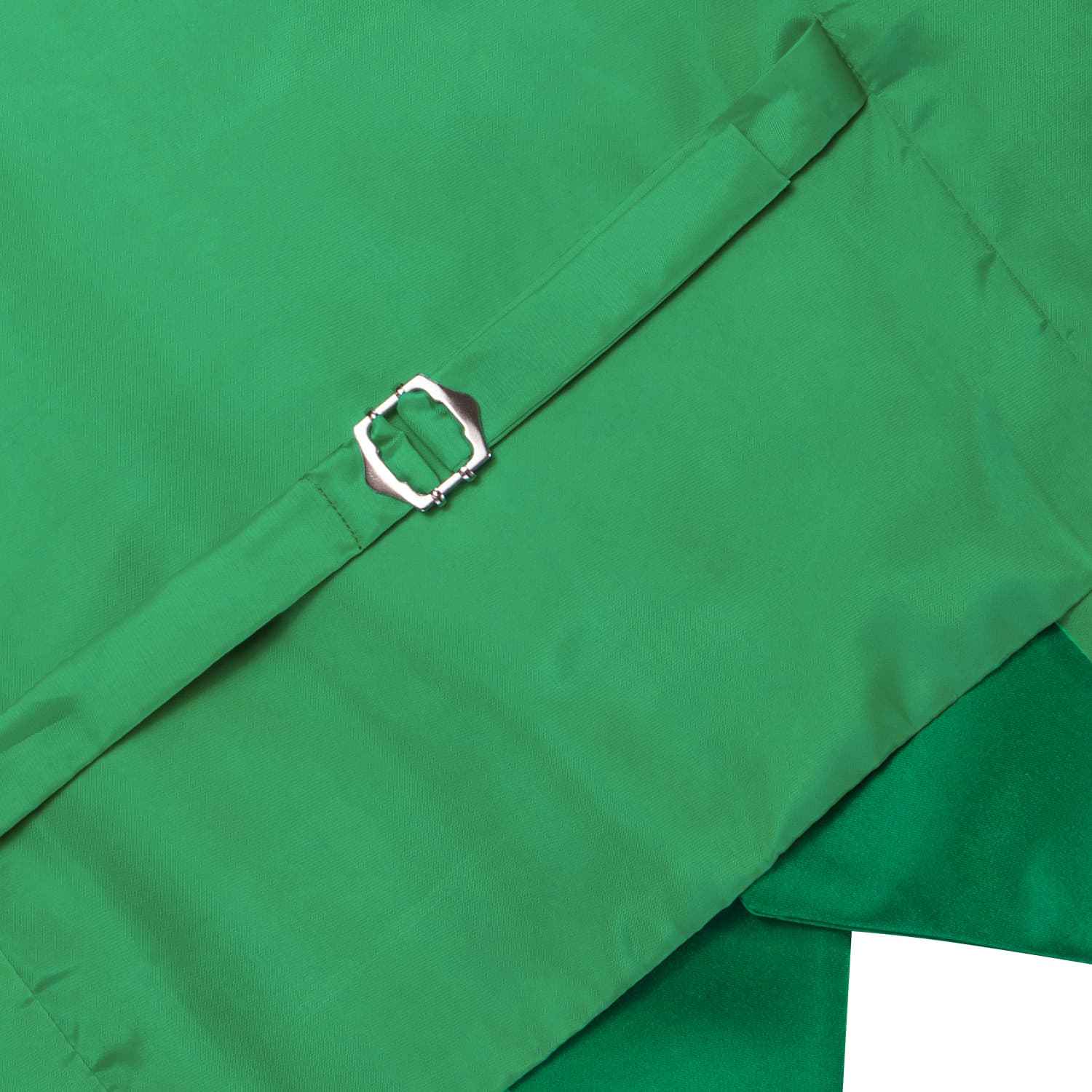 Hi-Tie Emerald Green Waistcoat Solid Notch lapels Men's Vest