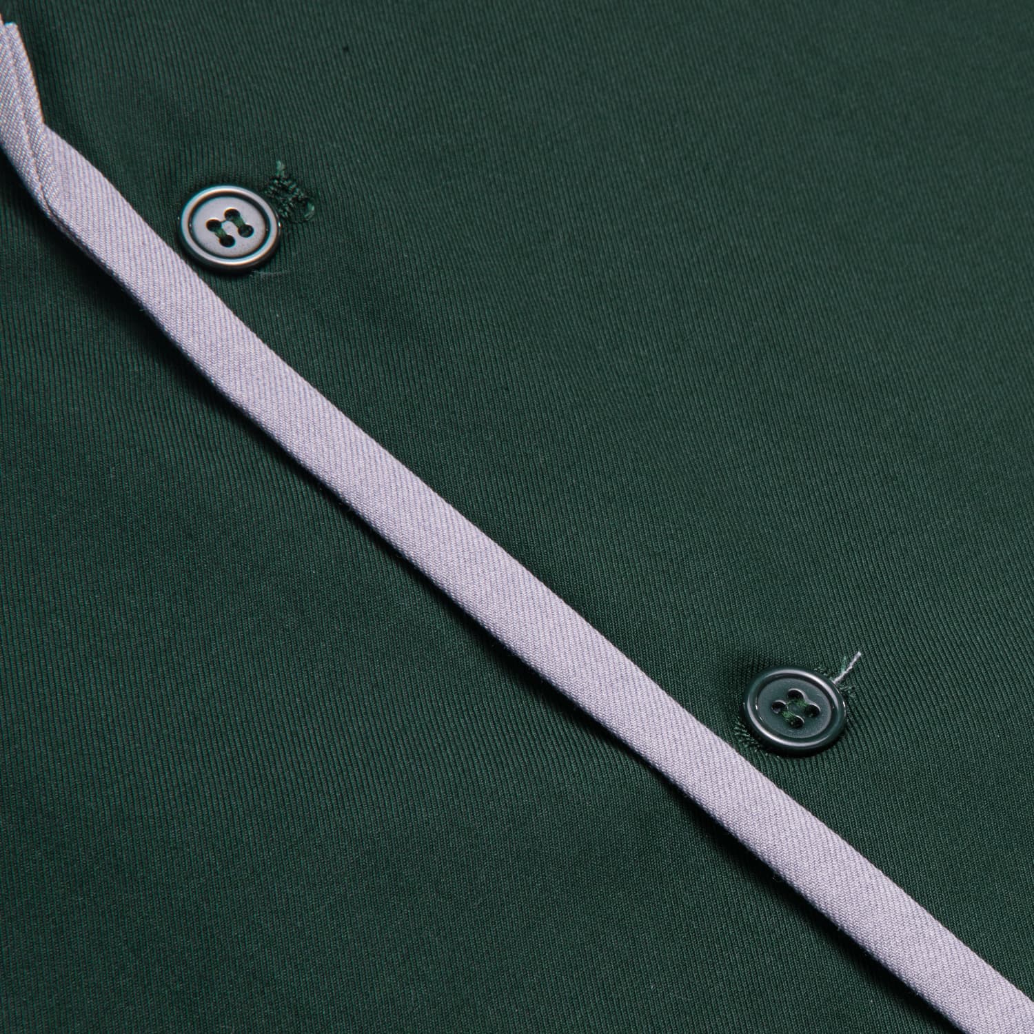 LightGrey Shawl Collar Sapphire Pine Green Solid Waistcoat Formal Vest