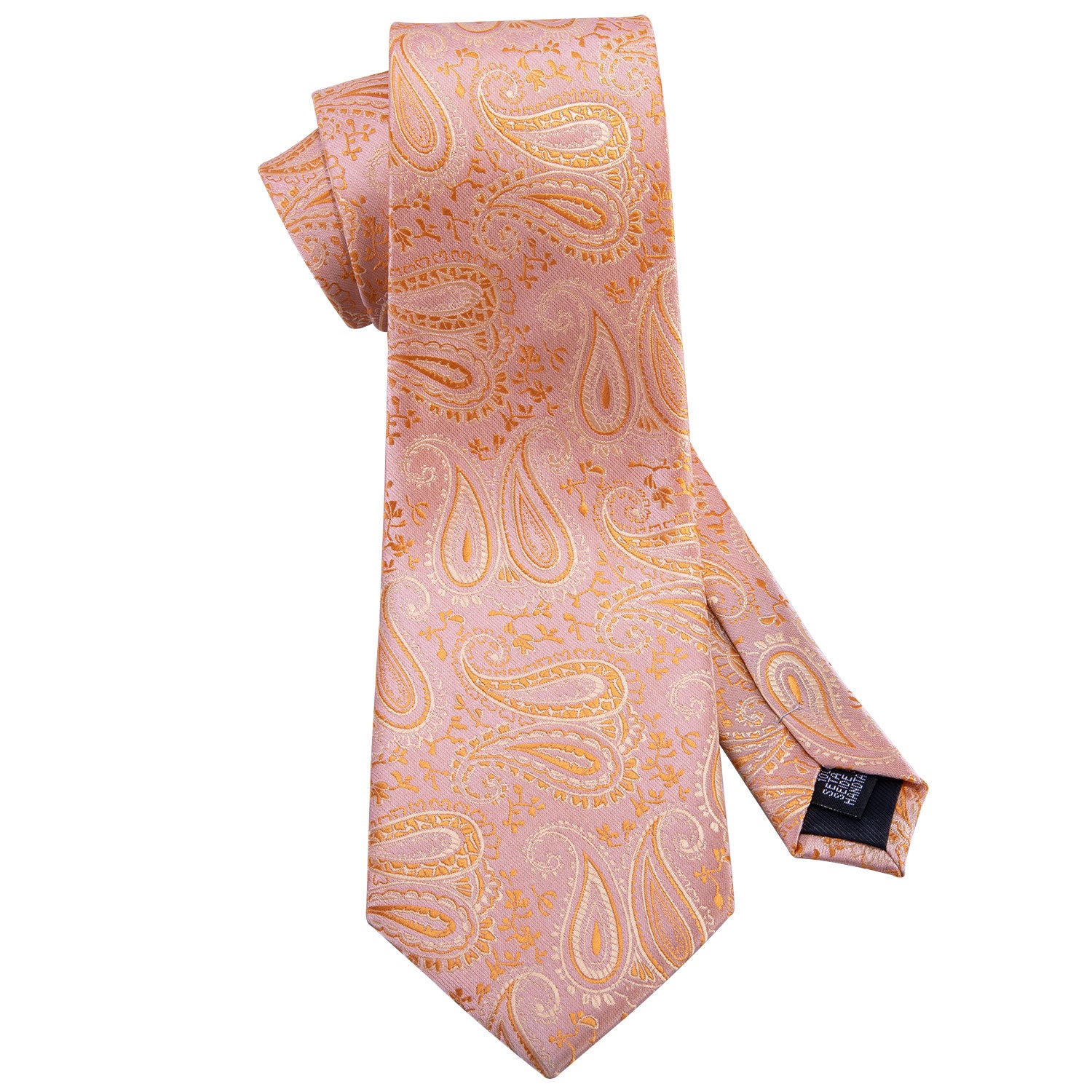 bright orange tie