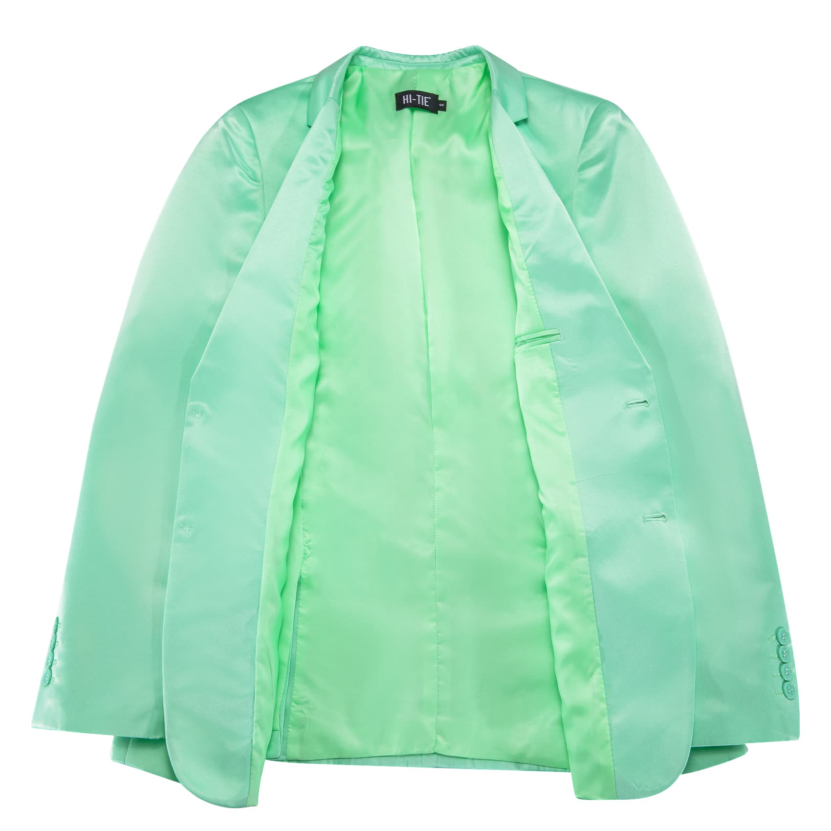 Blazer Auqamarin Green Party Solid Top Men Suit