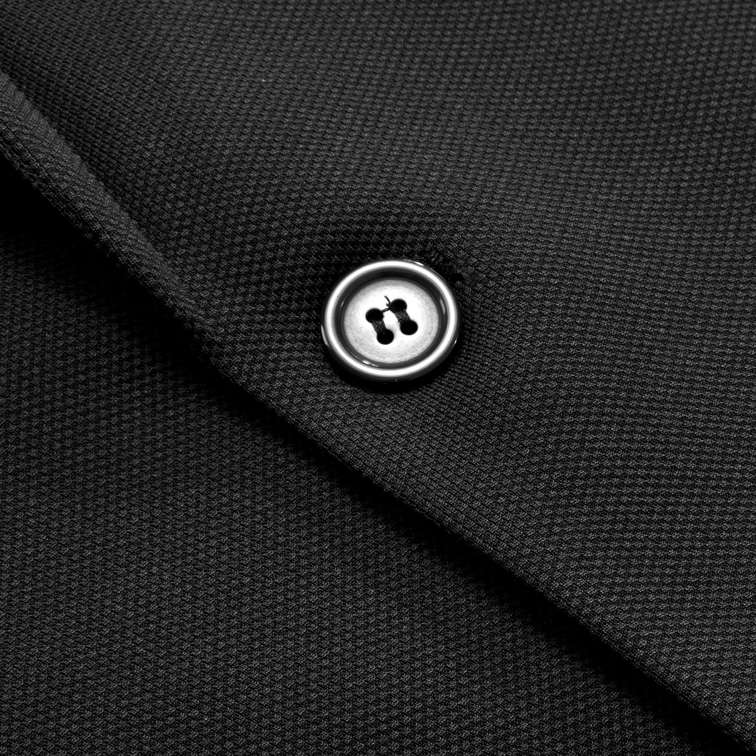 Hi-Tie Business Daily Blazer Black Men's Suit Jacket Slim Fit Coat