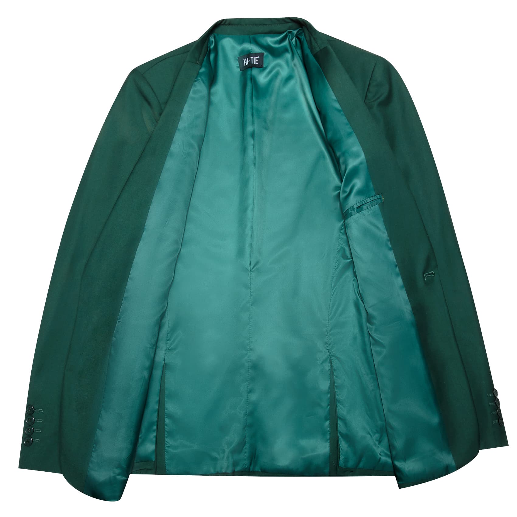 Blazer Dark Green Men's Wedding Business Solid Top Men Suit