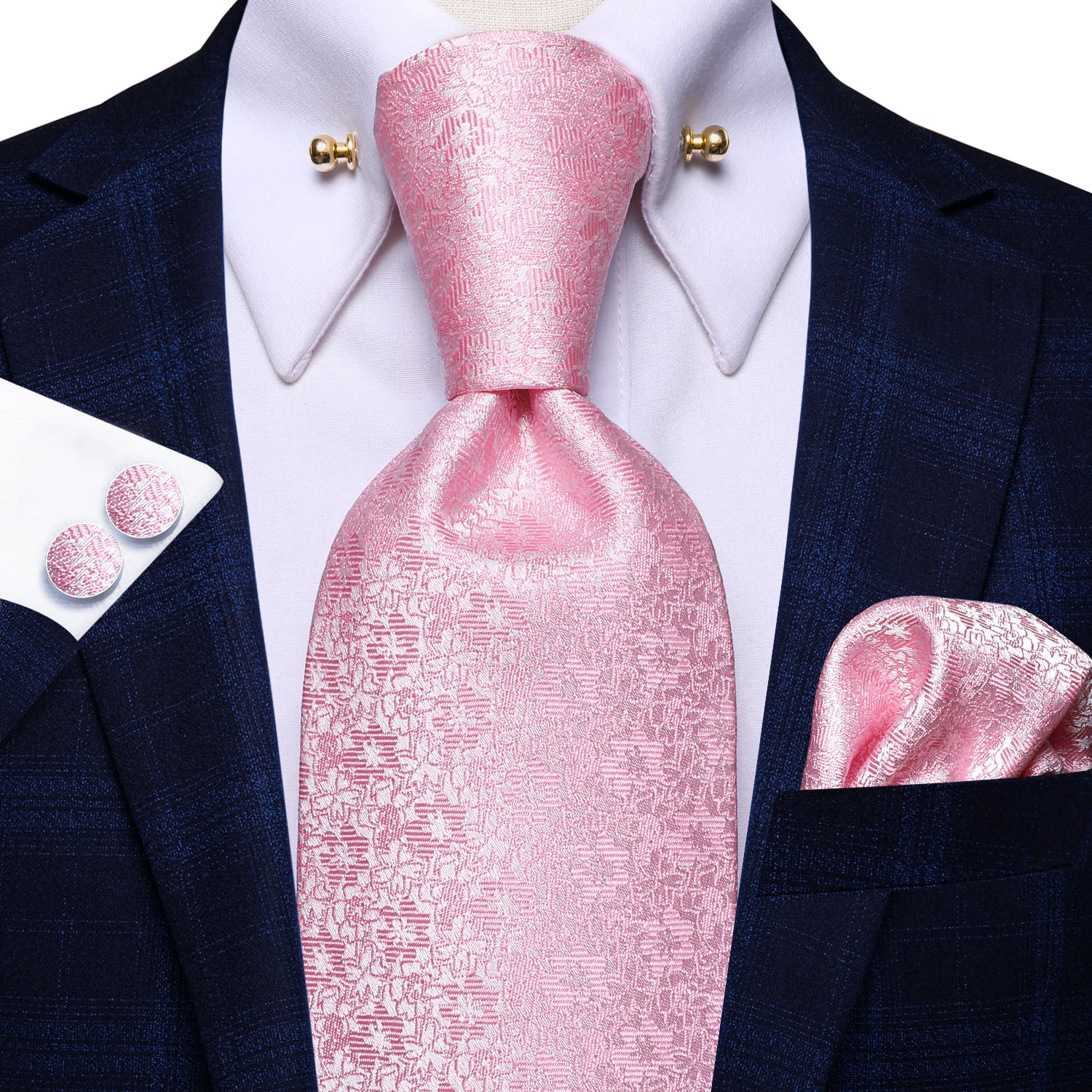blush pink tie