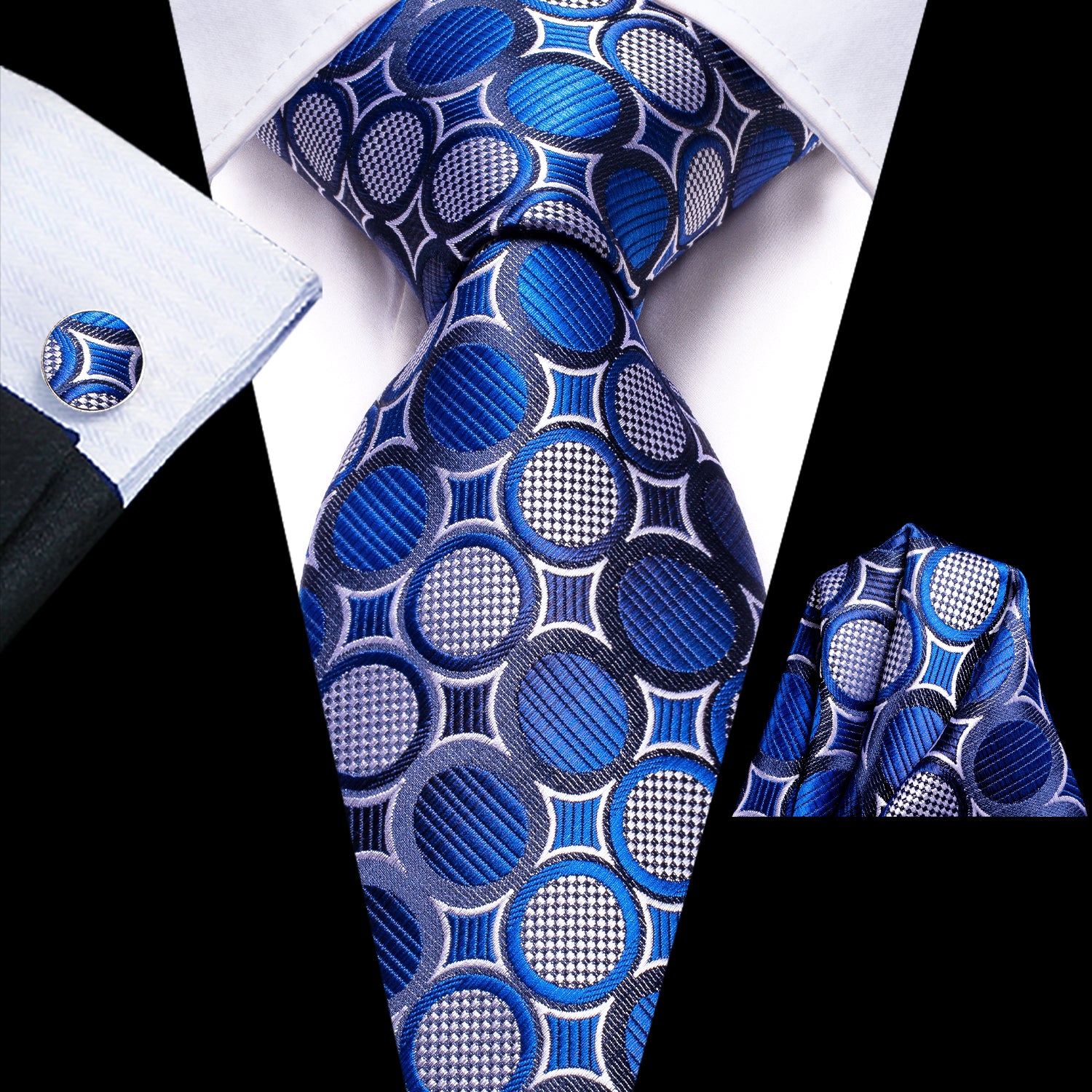 blue tie for suit