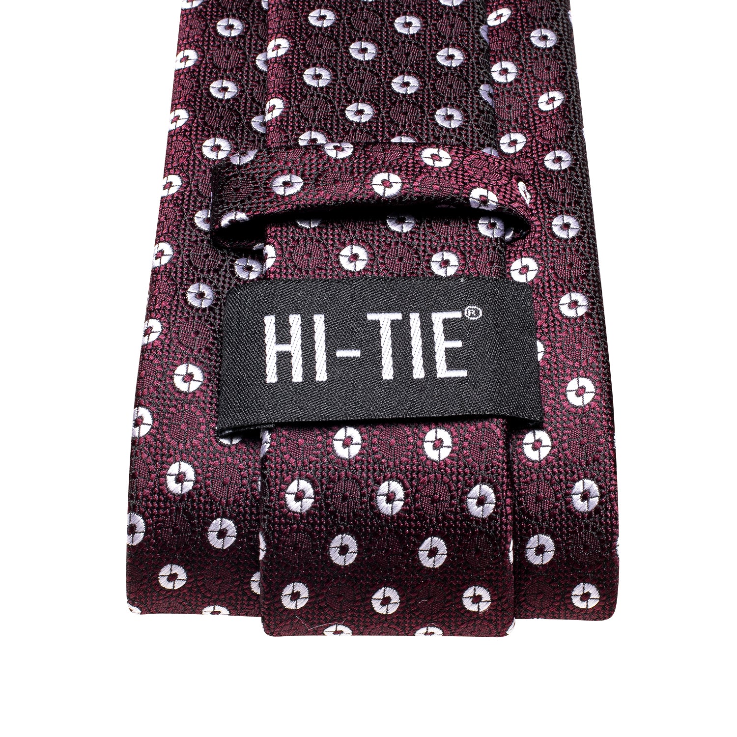 burgundy necktie