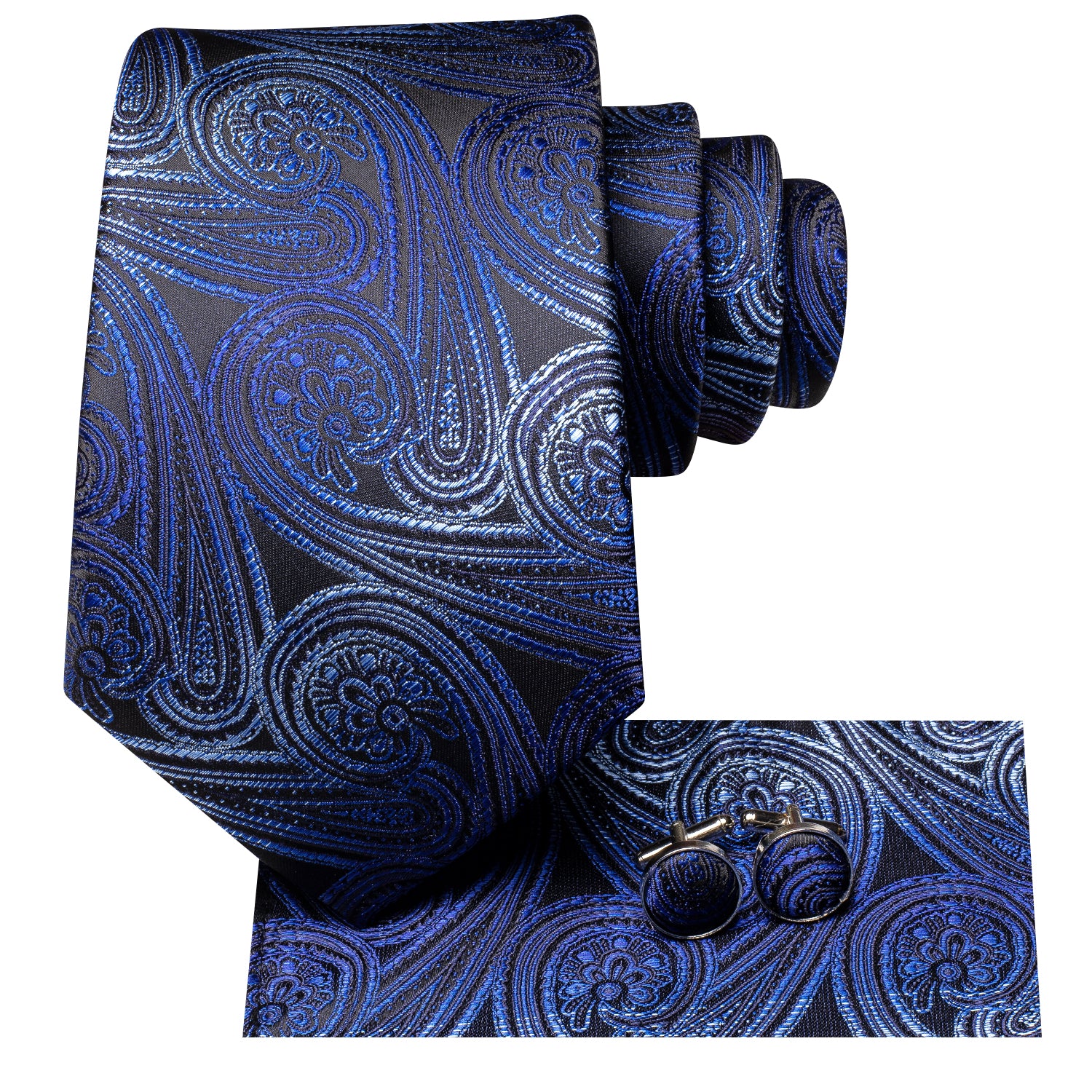 light blue floral tie