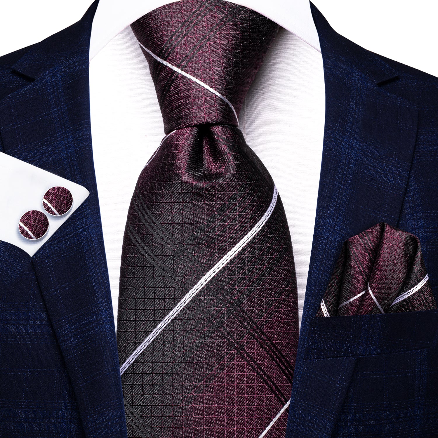 burgundy ties