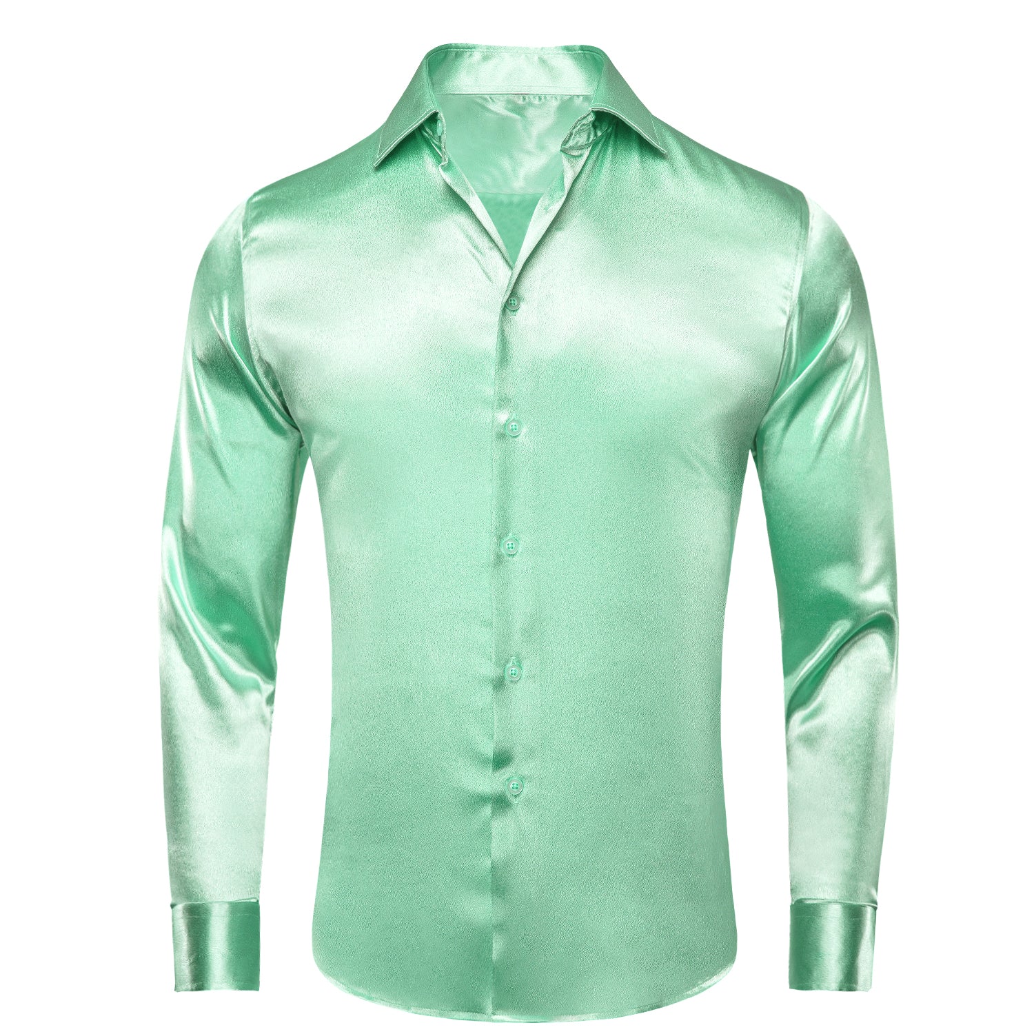 Mint Green Dress Shirt Mens Men's Mint Green Textured Shirt. XL