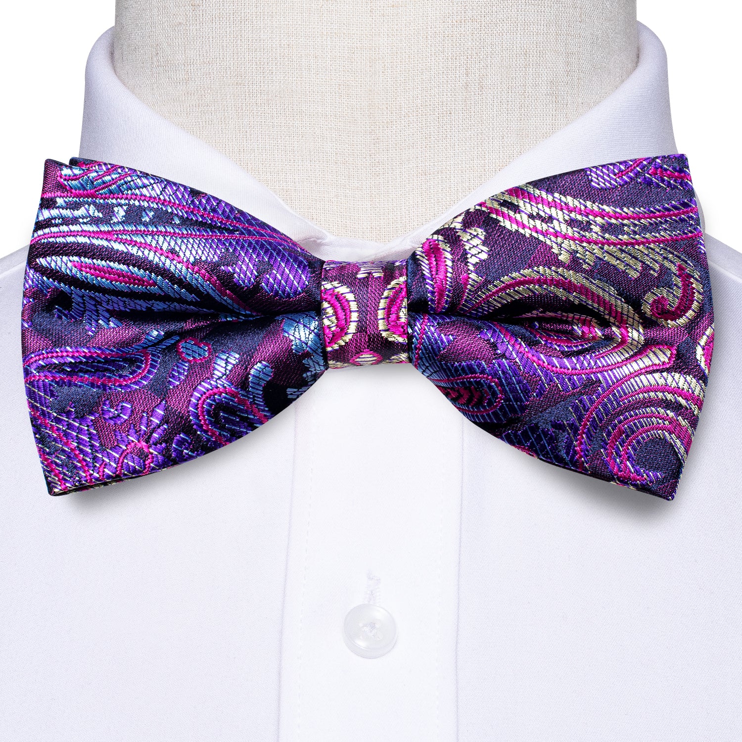 purple bow tie