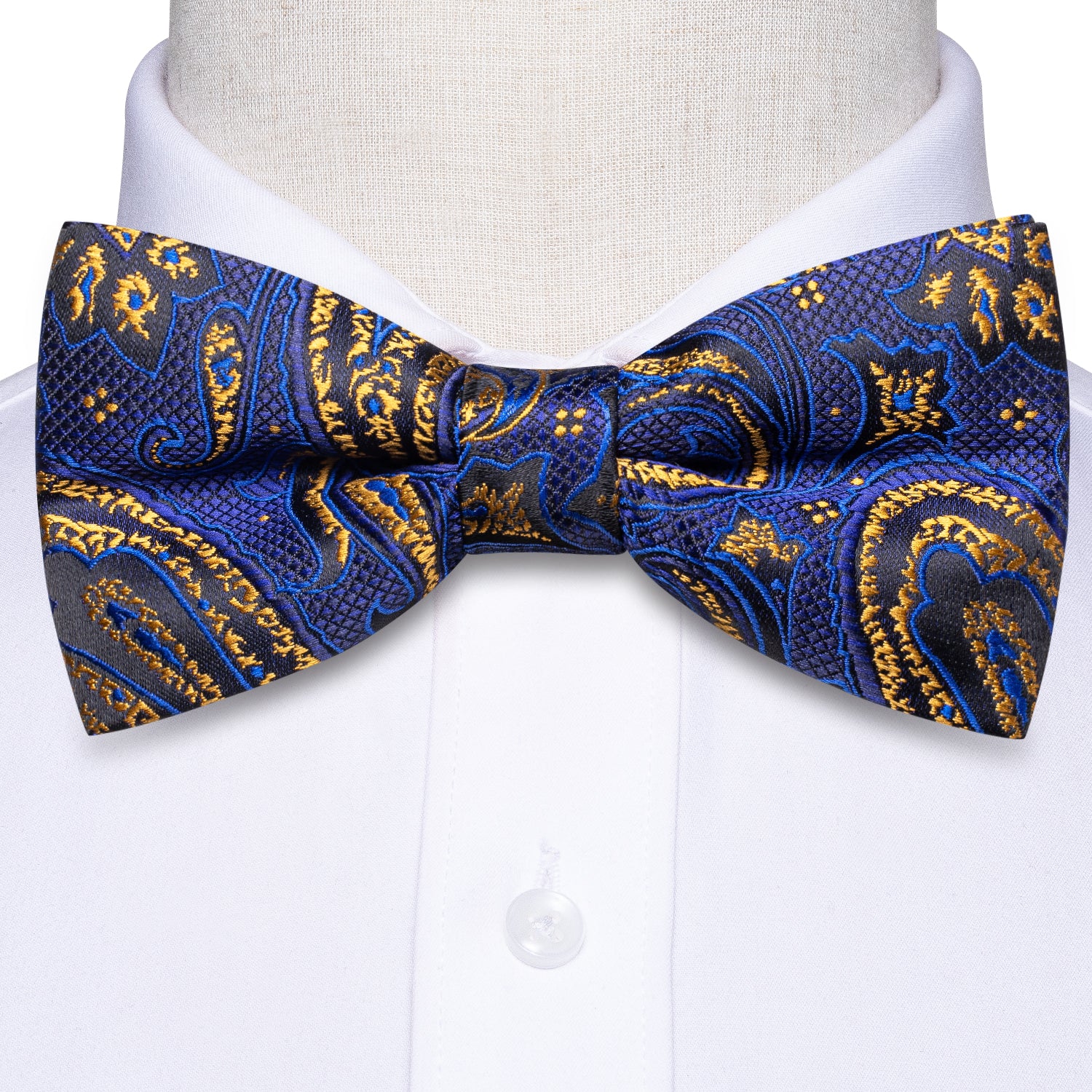 navy blue bow