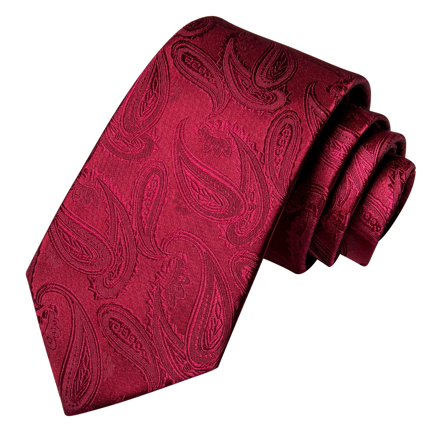 burgundy tie