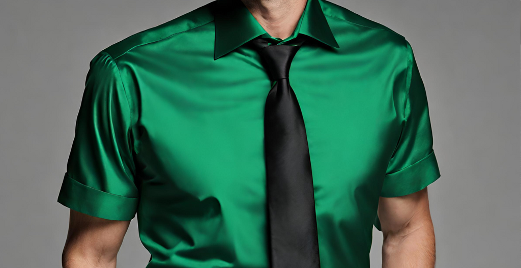 What tie to wear with a green emerald dress shirt? What tie to wear with a green emerald dress shirt?