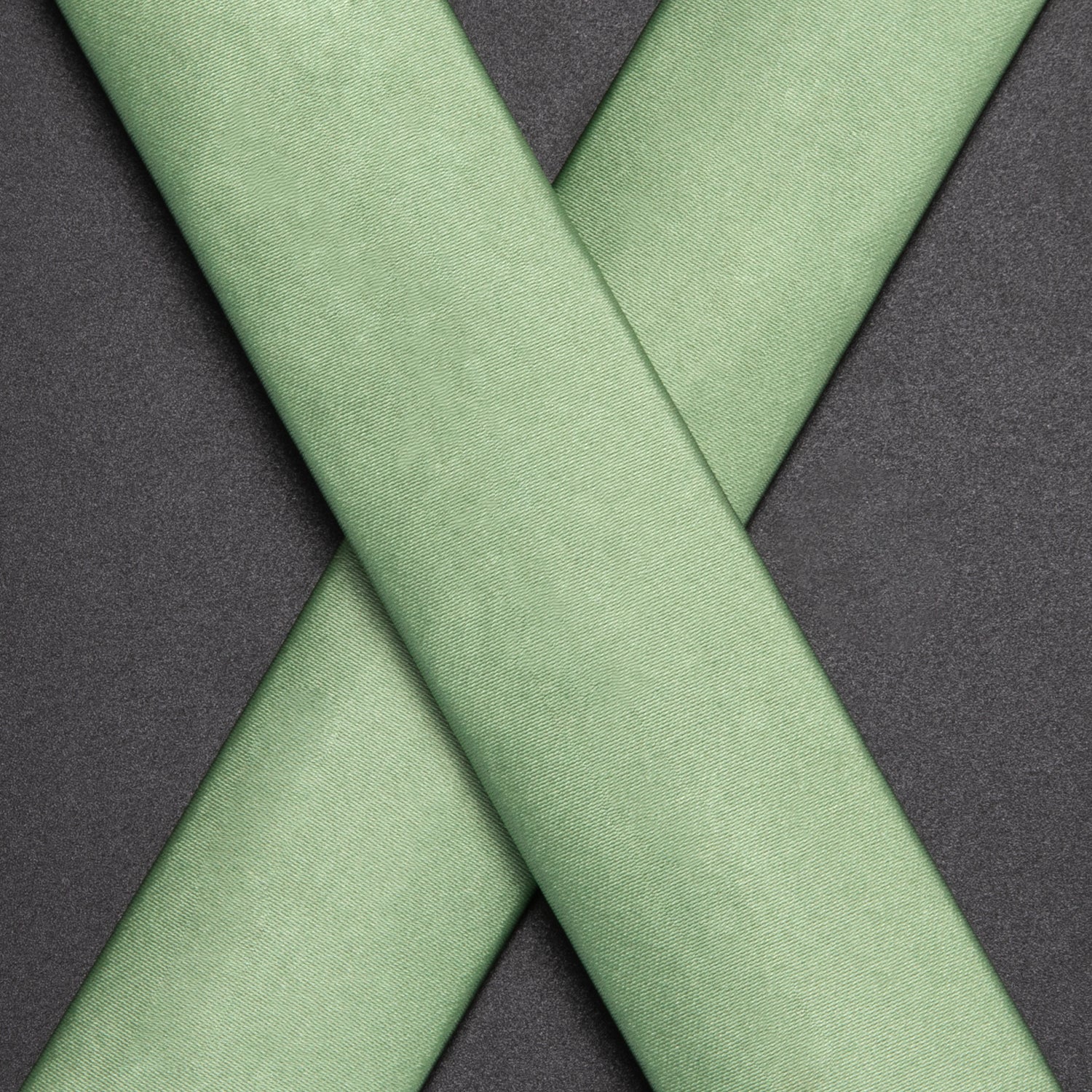 Spring Green Solid Suspender Bowtie Hanky Cufflinks Set