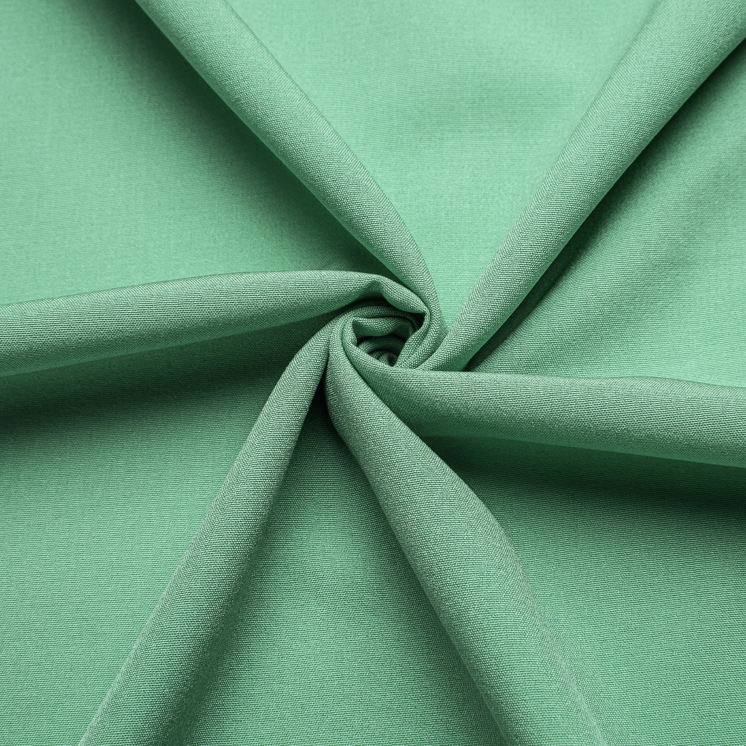 Mint Green Solid Silk Men's Short Sleeve Shirt