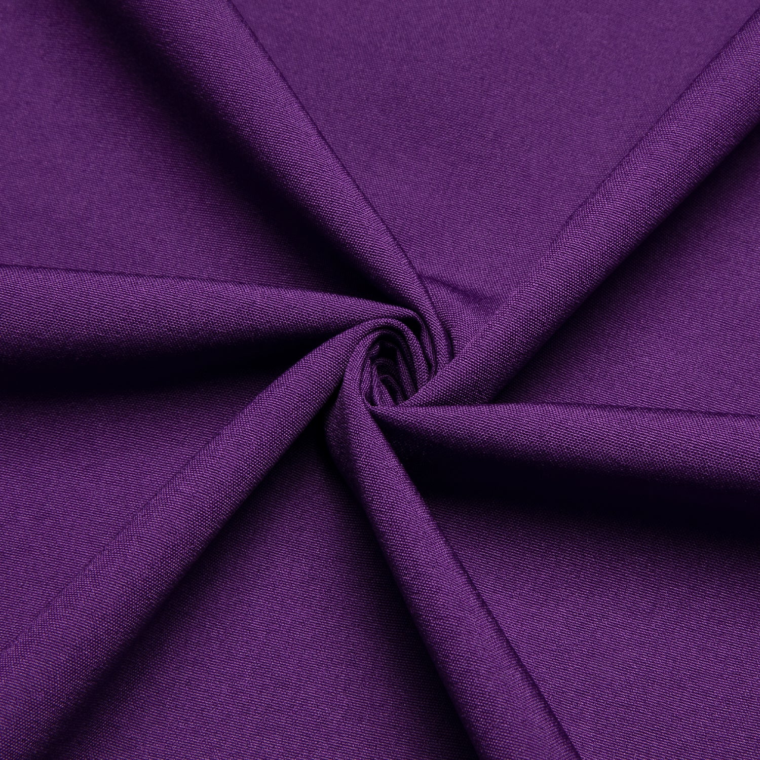Dark Purple Solid Four-way Stretch Fabric Men's Long Sleeve Shirt
