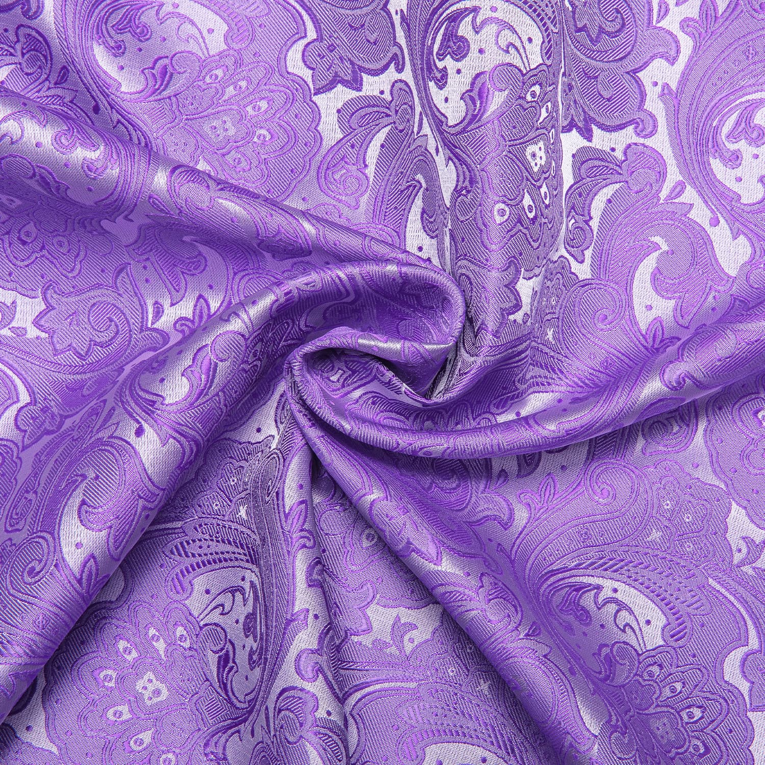 Purple Paisley fabric 