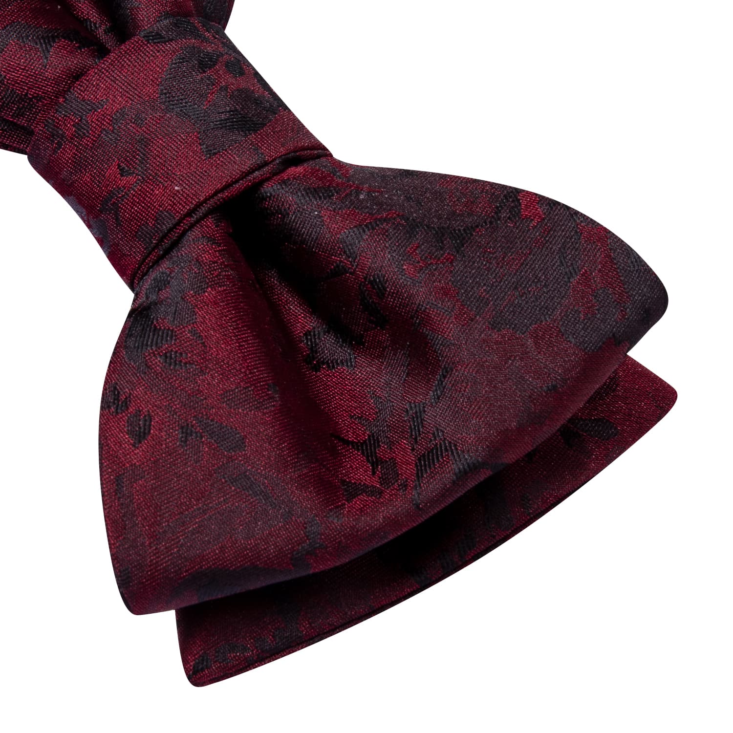 red bowtie for wedding  burgundy floral bow tie