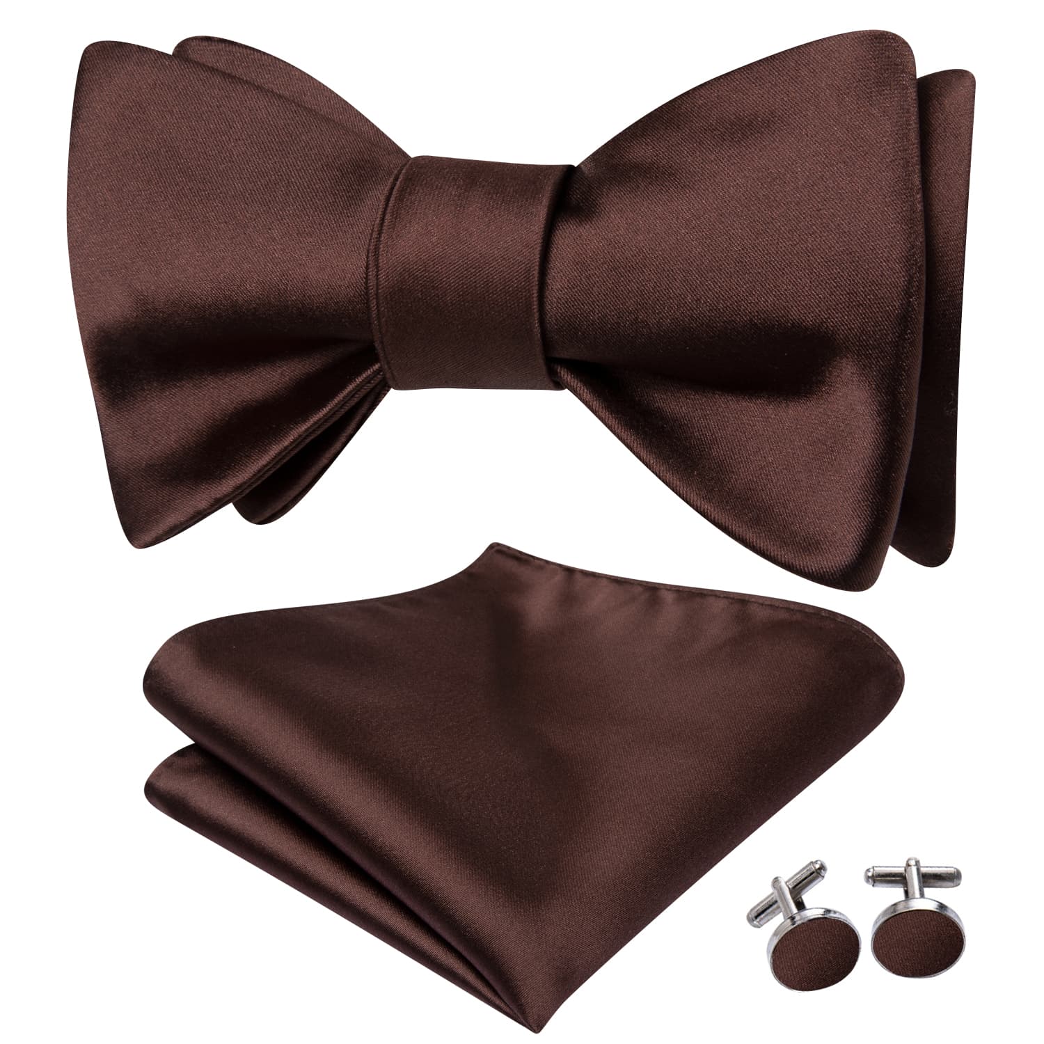 chocolate brown bow ties