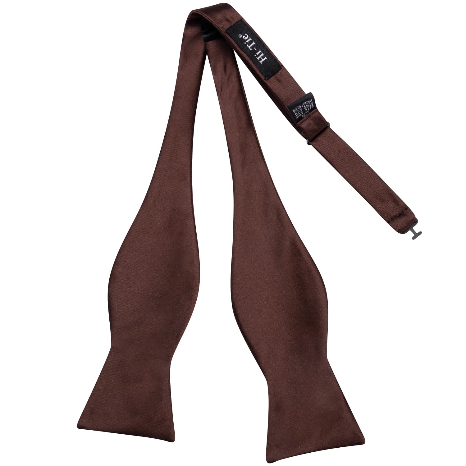 brown wool bow tie