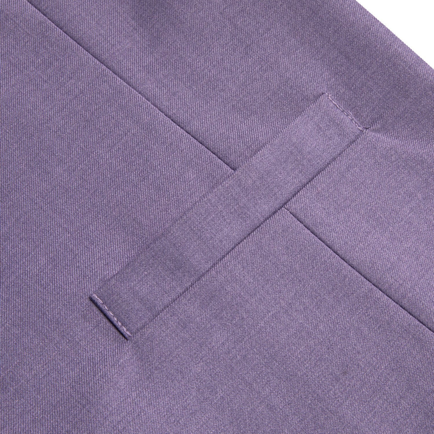 Taro Purple Solid Silk Style Men's Single Vest