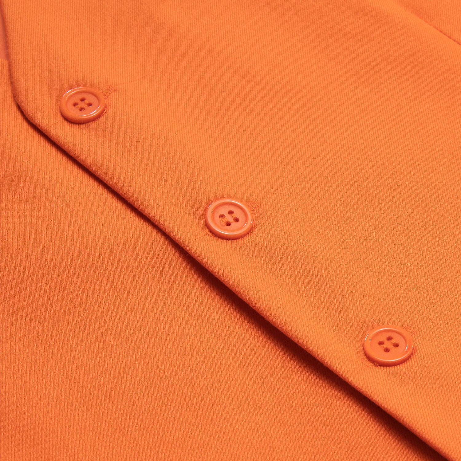 Hi-Tie Men's Work Vest Coral Orange Solid Silk Vest Business Dress Suit