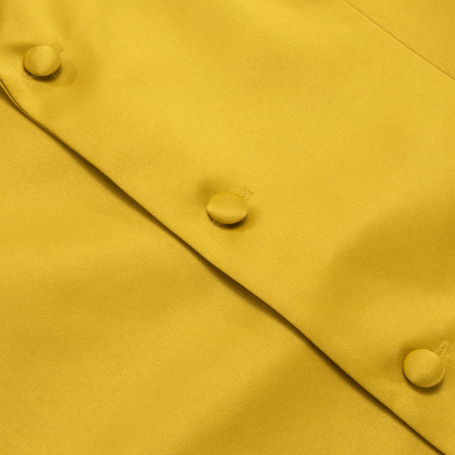 Hi-Tie Medallion Yellow Waistcoat Solid Notch lapels Men's Vest