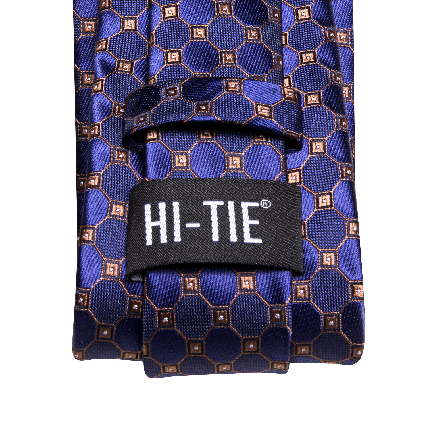 Hi-Tie New Purple Novelty Men's Tie Pocket Square Cufflinks Set