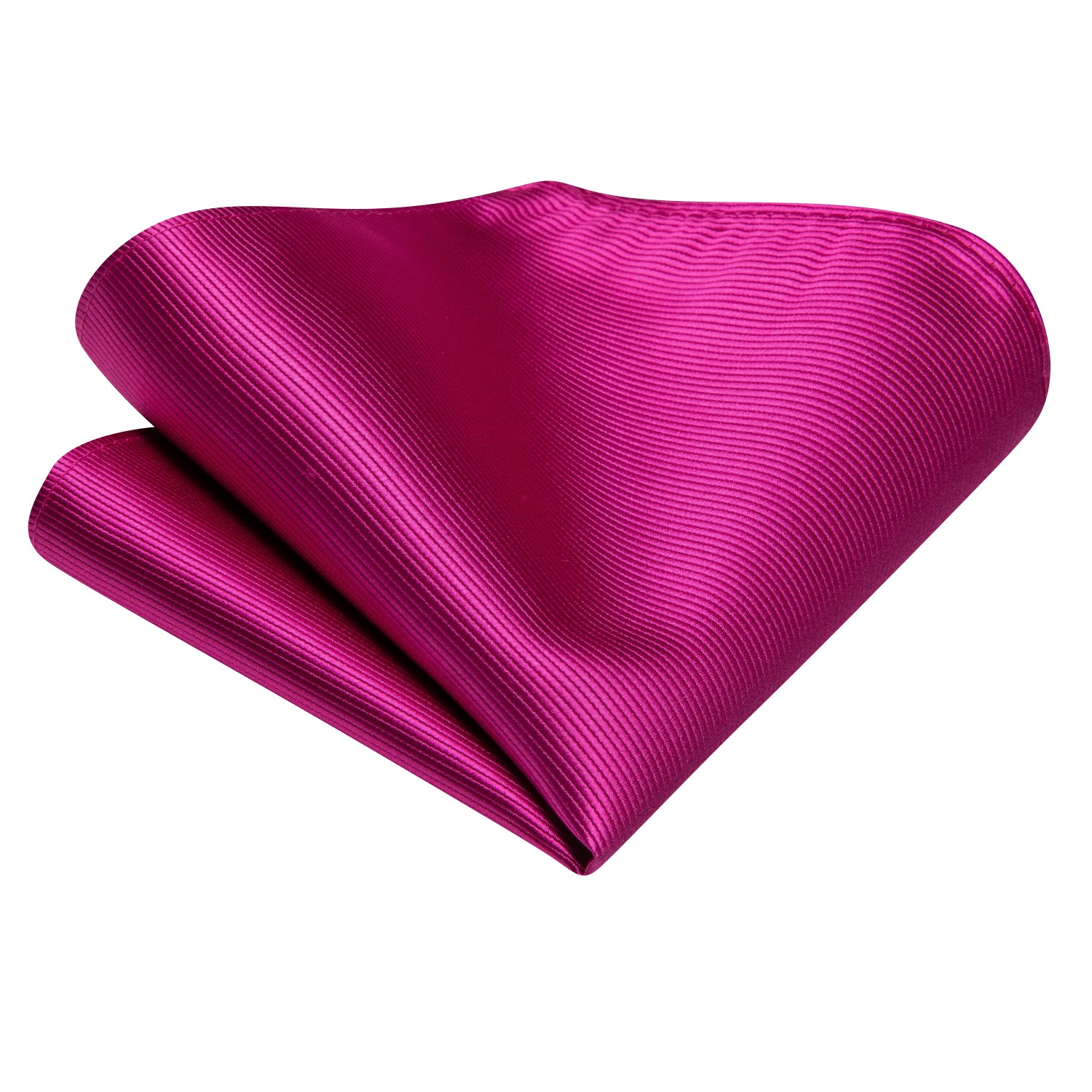 Hi-Tie Rose Pink Floral Men's Tie Pocket Square Cufflinks Set