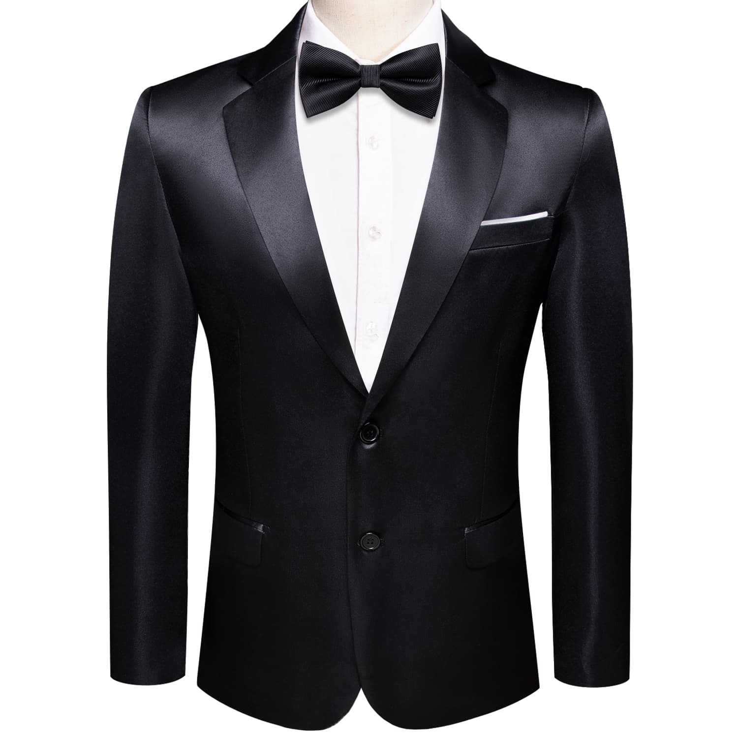  Blazer Black Men's Wedding Business Solid Top Men Suit