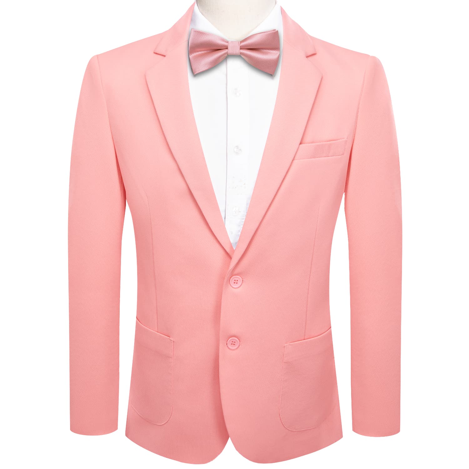 Business Daily Blazer Pink Men's Suit Jacket Slim Fit Coat