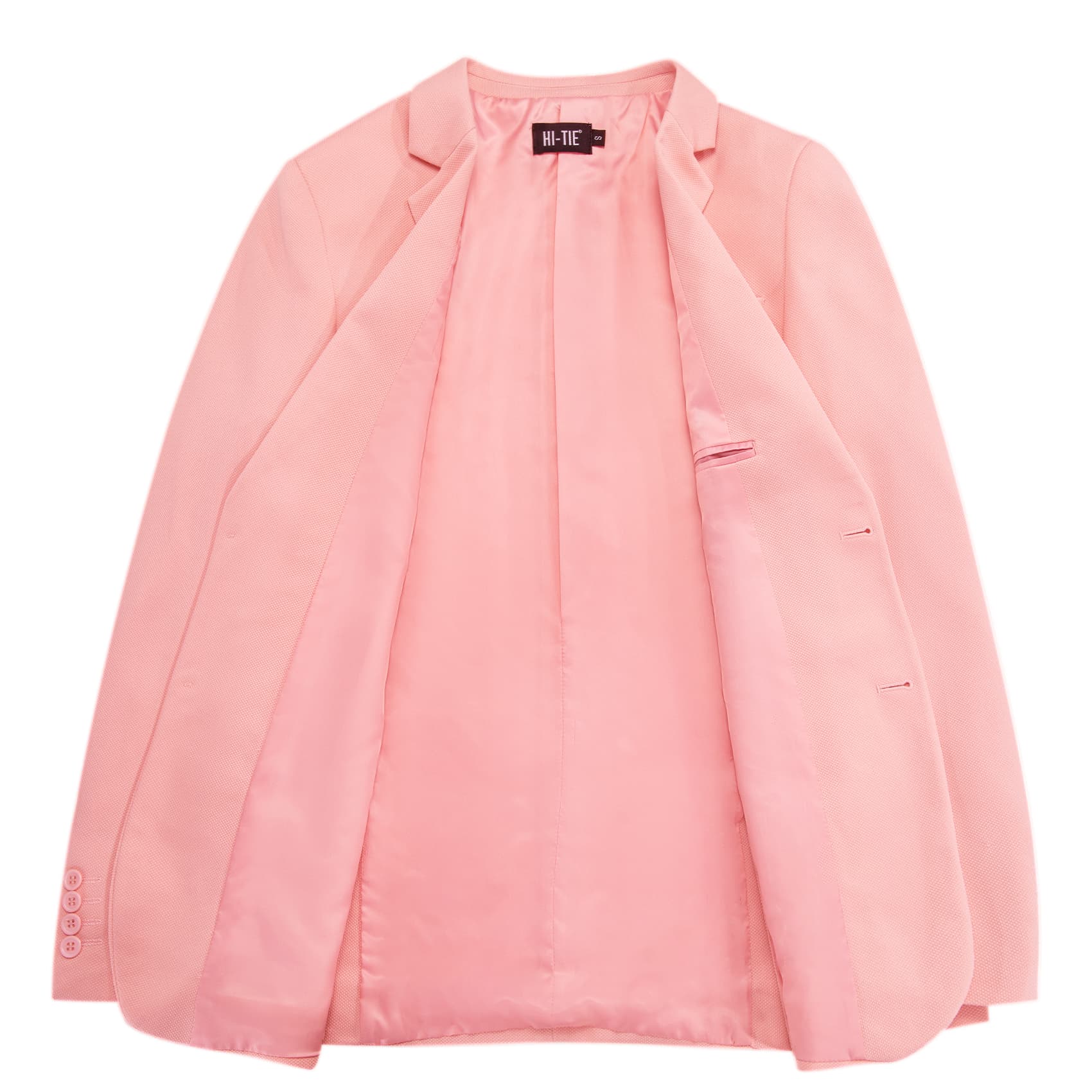 Business Daily Blazer Pink Men's Suit Jacket Slim Fit Coat
