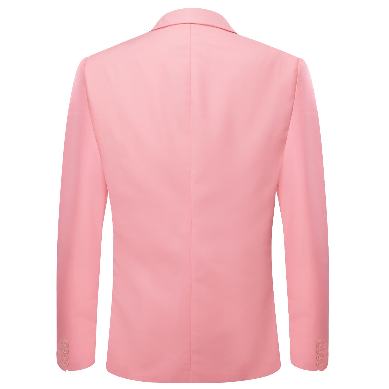 Blazer LightCoral Pink Men's Wedding Business Solid Top Men Suit