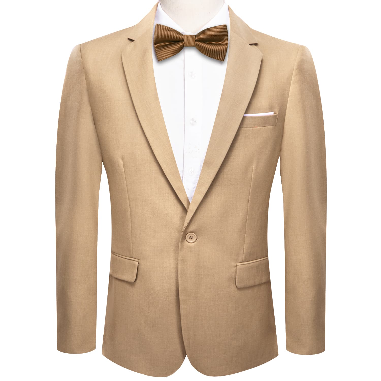  Blazer BrulyWood Brown Men's Wedding Business Solid Top Men Suit