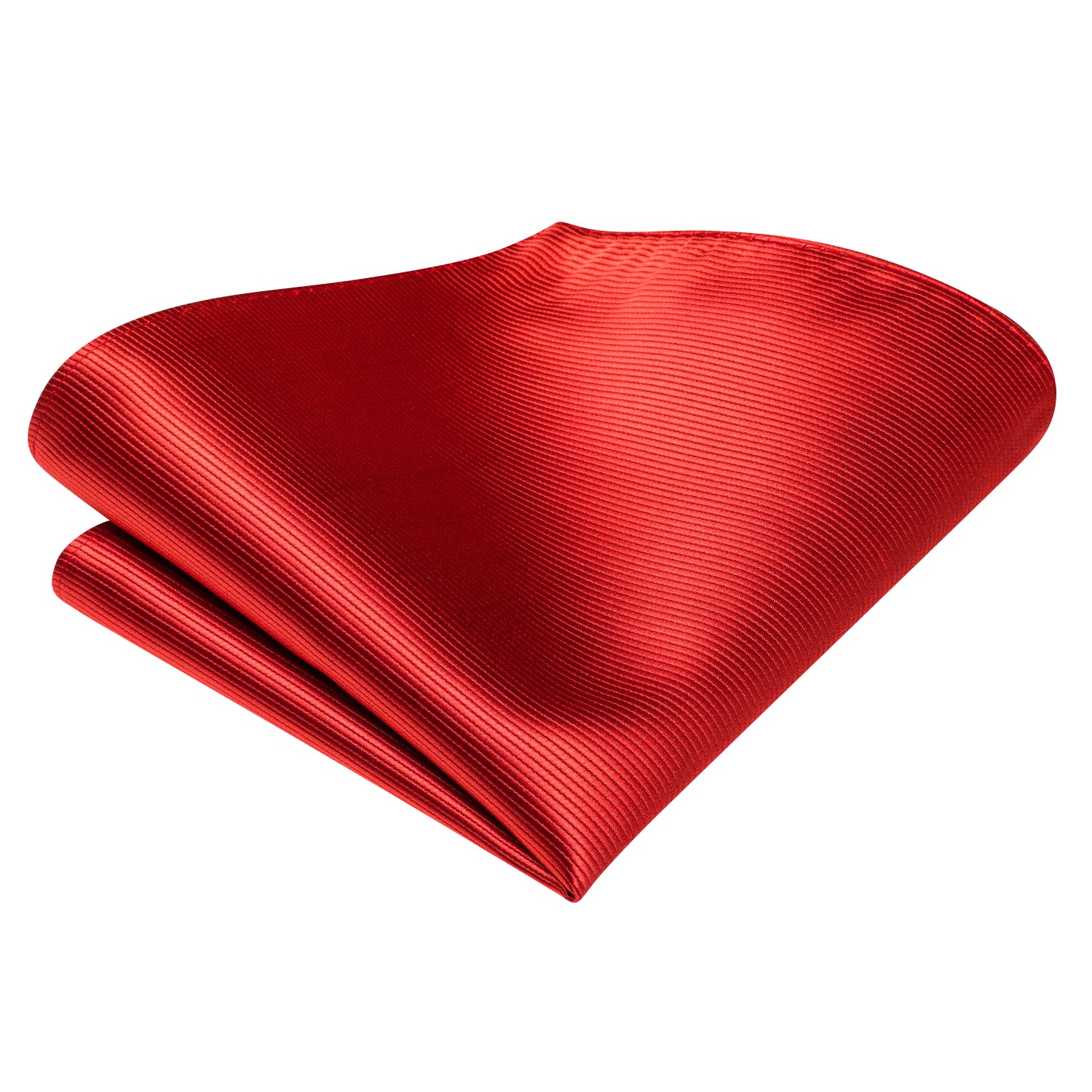 Red Striped Silk Self-tied Bow Tie Pocket Square Cufflinks Set