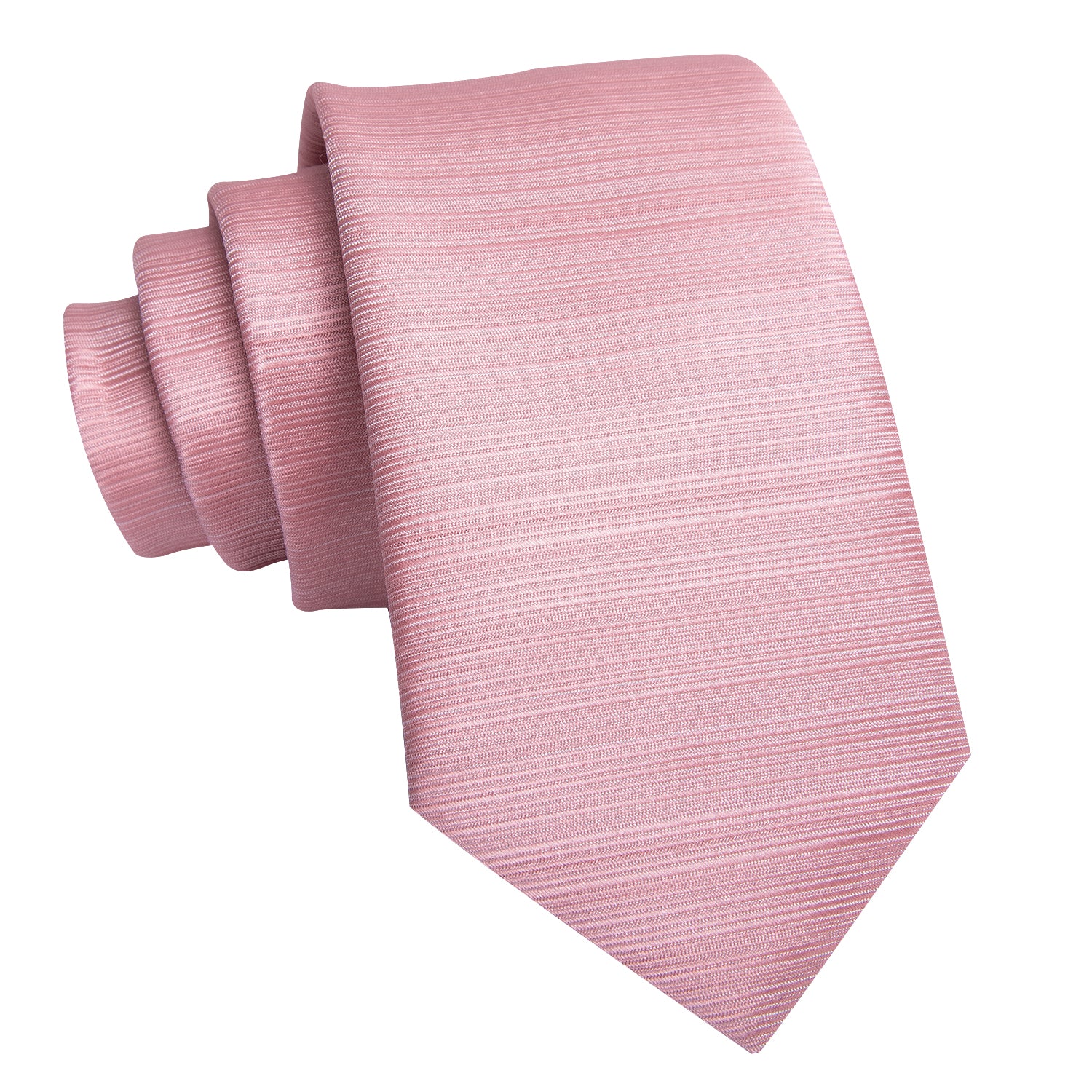 Pink Solid Children's Kids Boys Tie Pocket Square 6cm