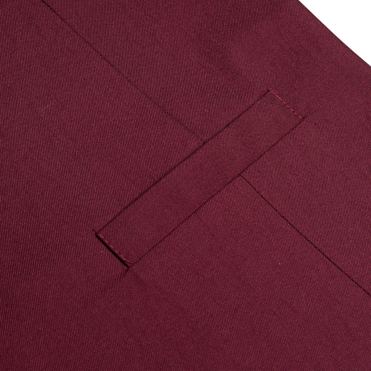 New Burgundy Red Solid Silk Men's Single Vest Waistcoat